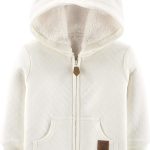 Simple Joys by Carter's Unisex Babies' Hooded Sweater Jacket with Sherpa Lining
